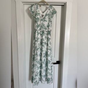 H&M Toile Maxi Dress Size 6